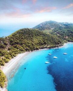 Salpunara plaža Mljet MS Amore