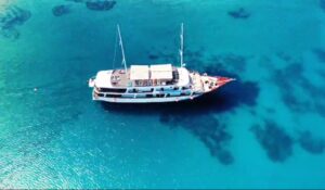 MS Amore u pauza za kupanje