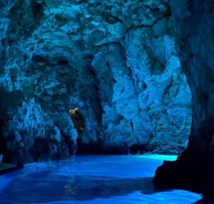 Blue cave Biševo Modra špilja Komiža Vis