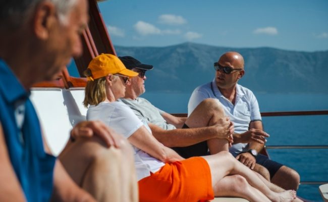 kapetan mario razgovor s gostima ms amore krstarenje jadranom